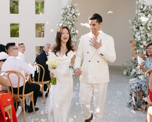 An Ethereal French Garden Inspired Celebration in Soft Whites and Subtle Hues at Baja Lune