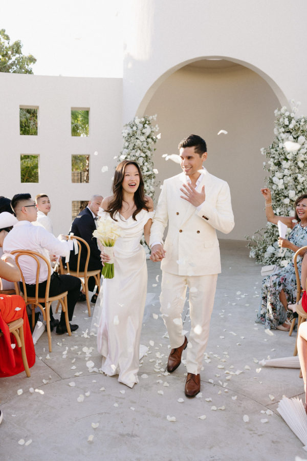An Ethereal French Garden Inspired Celebration in Soft Whites and Subtle Hues at Baja Lune
