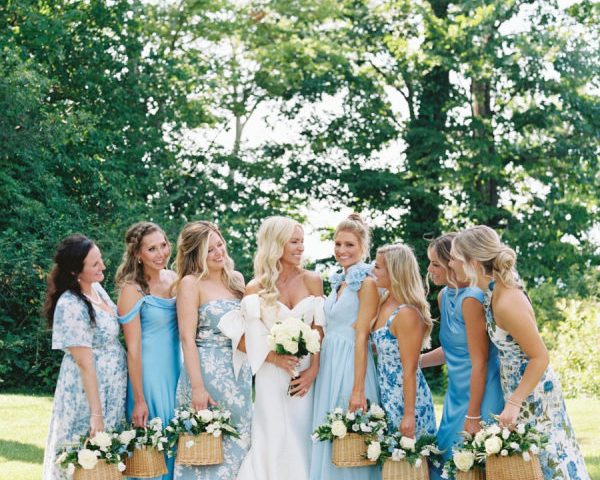 A Blue-Hued Waterfront Wedding in Honor of the Bride’s Sister