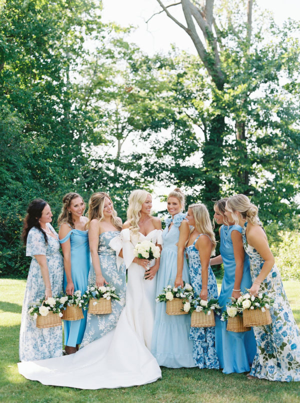 A Blue-Hued Waterfront Wedding in Honor of the Bride’s Sister