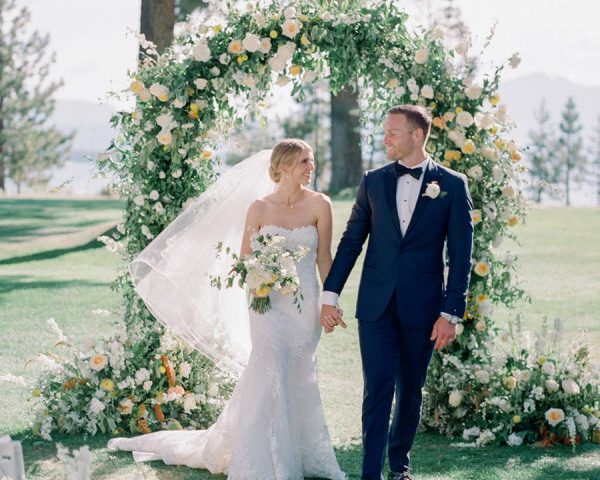 A Garden Inspired Celebration on the Shores of Lake Tahoe