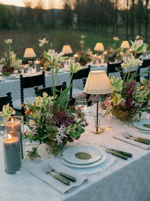 A Modern Meets Classic Wedding Editorial at Wildflower Farms