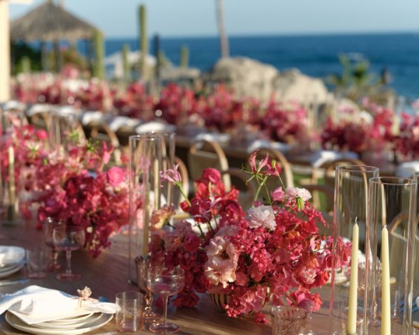A Sunset Cliffside Wedding Awash in Terracotta and Golden Hues at Esperanza Resort