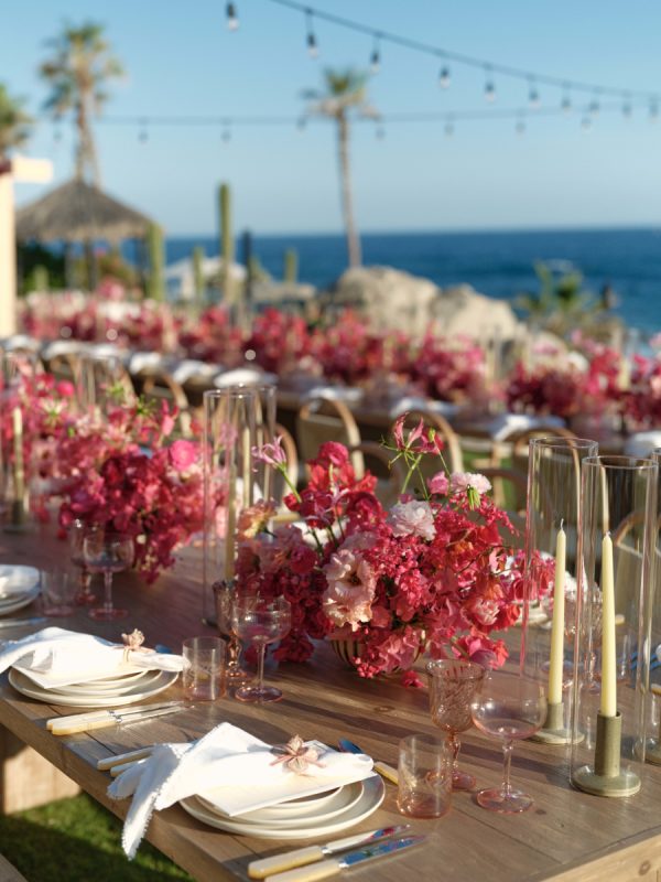 A Sunset Cliffside Wedding Awash in Terracotta and Golden Hues at Esperanza Resort