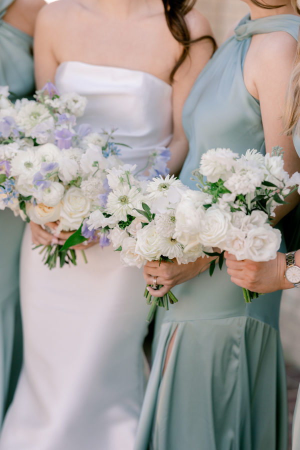 A Tailored Classic Celebration with Whimsical Garden Charm