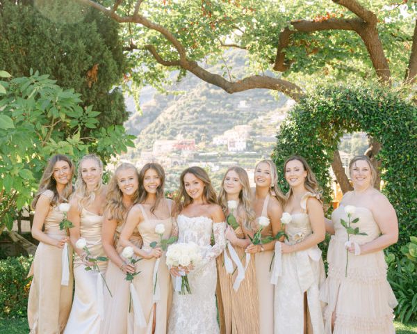 An Amalfi Coast Celebration at Villa Eva Surrounded by Gardens and Sea Breezes
