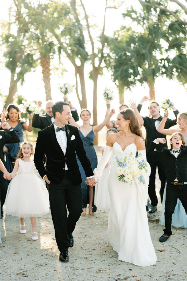 An Elegant Powder Blue Wedding Filled with Coastal Charm and Romantic Details