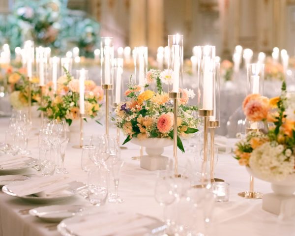 Garden Florals and Golden Backdrops for a Stylish Stockholm Soirée