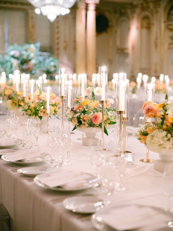 Garden Florals and Golden Backdrops for a Stylish Stockholm Soirée