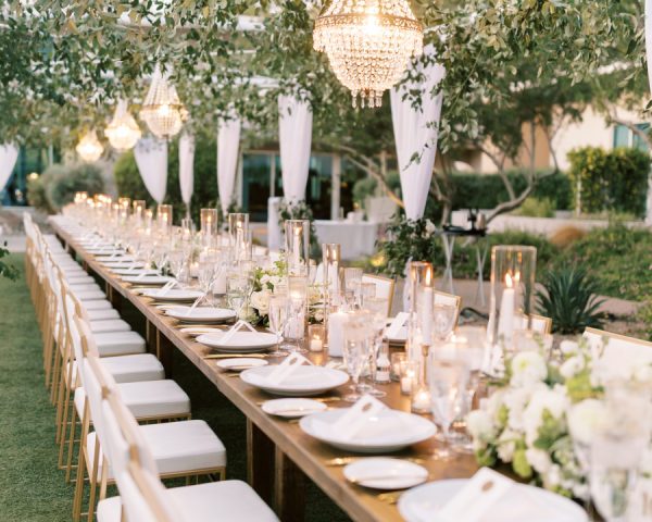 A Refined Outdoor Celebration Framed by Camelback Mountain