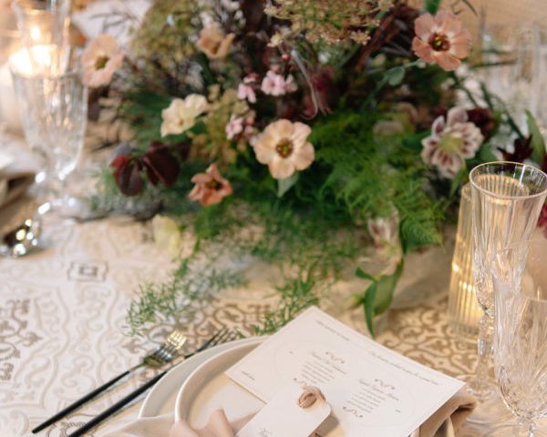 A Vintage-Inspired Wedding Editorial at The Ebell of Long Beach with Modern European Elegance