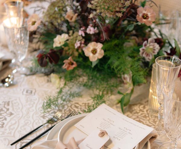 A Vintage-Inspired Wedding Editorial at The Ebell of Long Beach with Modern European Elegance