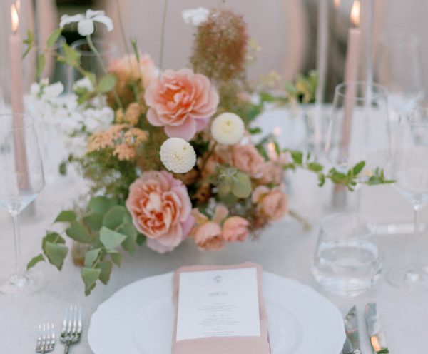 A Whisper of Spring and French Charm at a Private Estate Wedding