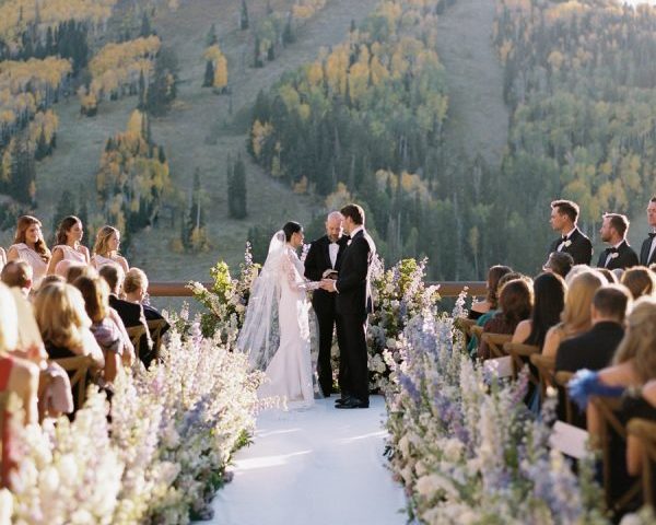 An Elegant Wedding Amid the Mountain Views at Stein Eriksen Lodge Deer Valley