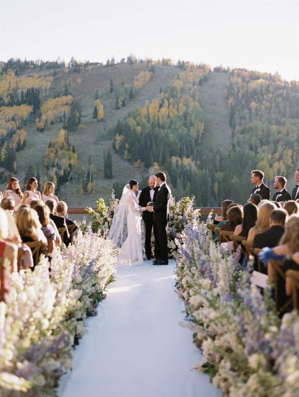 An Elegant Wedding Amid the Mountain Views at Stein Eriksen Lodge Deer Valley