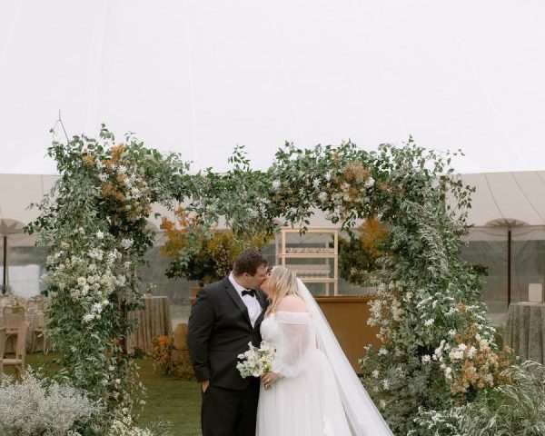 An Elegant Yet Relaxed Garden-Inspired Wedding Under a Sailcloth Tent
