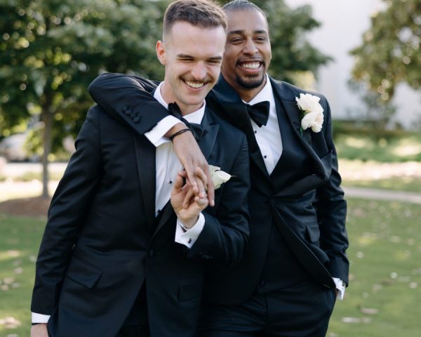 Deco-Glamour Meets Garden Romance in a Wedding of Serape Rose, Teal & Blush