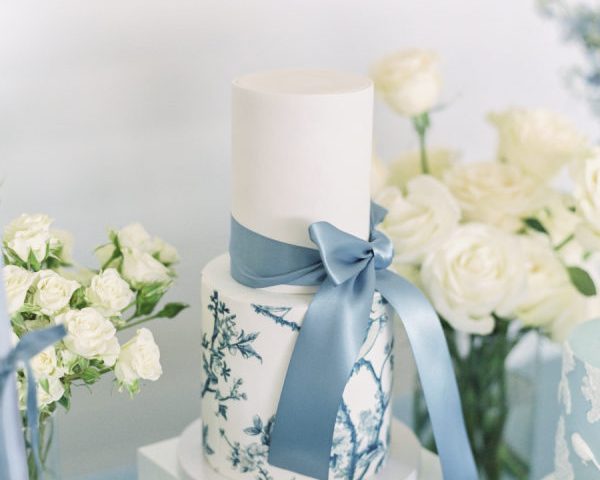 Timeless French Elegance with a Modern Blue Palette at The Farmhouse on Green Bluff