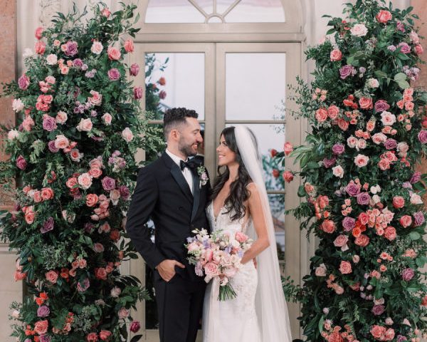 Anderson House Hosts a Fall Wedding of Black-Tie Style and “Tied Together” Details